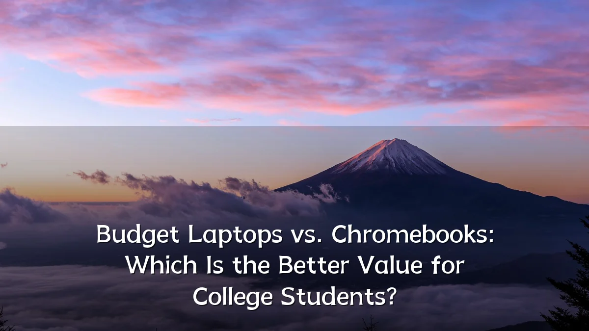 Budget Laptops vs. Chromebooks: Which Is the Better Value for College Students?