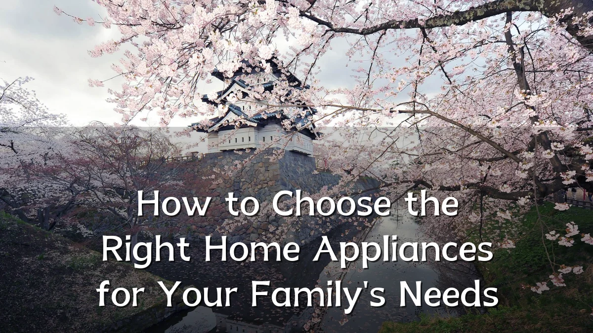 How to Choose the Right Home Appliances for Your Family's Needs
