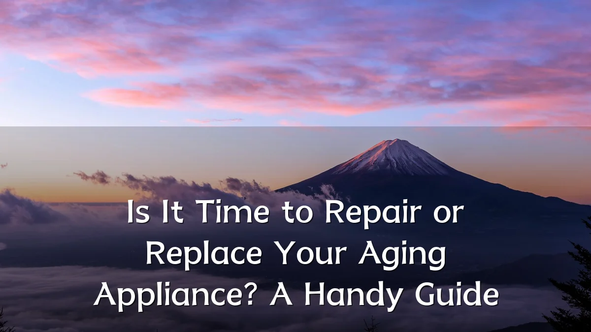 Is It Time to Repair or Replace Your Aging Appliance? A Handy Guide