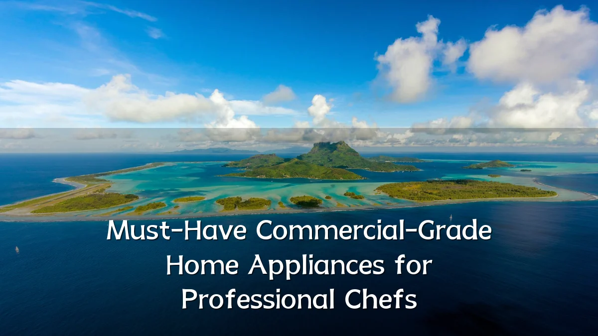 Must-Have Commercial-Grade Home Appliances for Professional Chefs