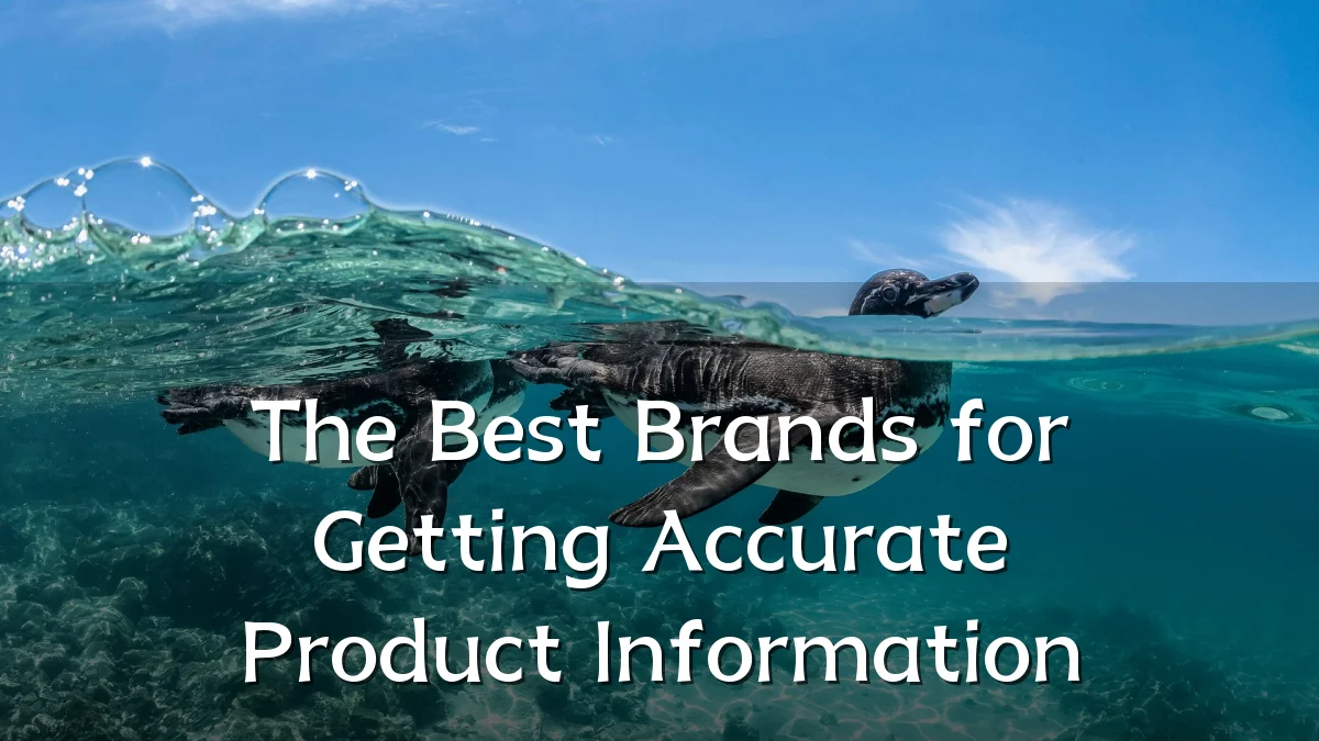 The Best Brands for Getting Accurate Product Information