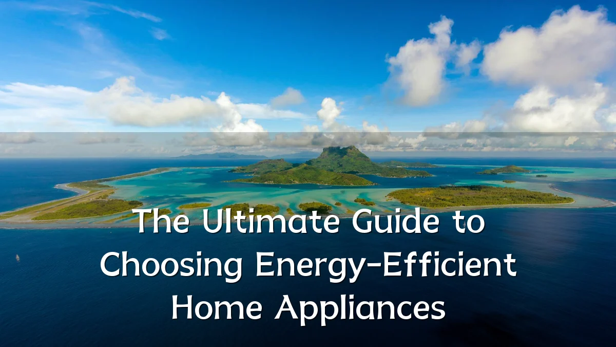 The Ultimate Guide to Choosing Energy-Efficient Home Appliances