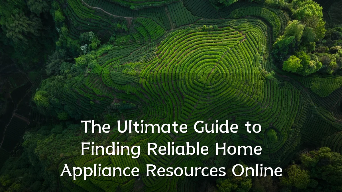 The Ultimate Guide to Finding Reliable Home Appliance Resources Online