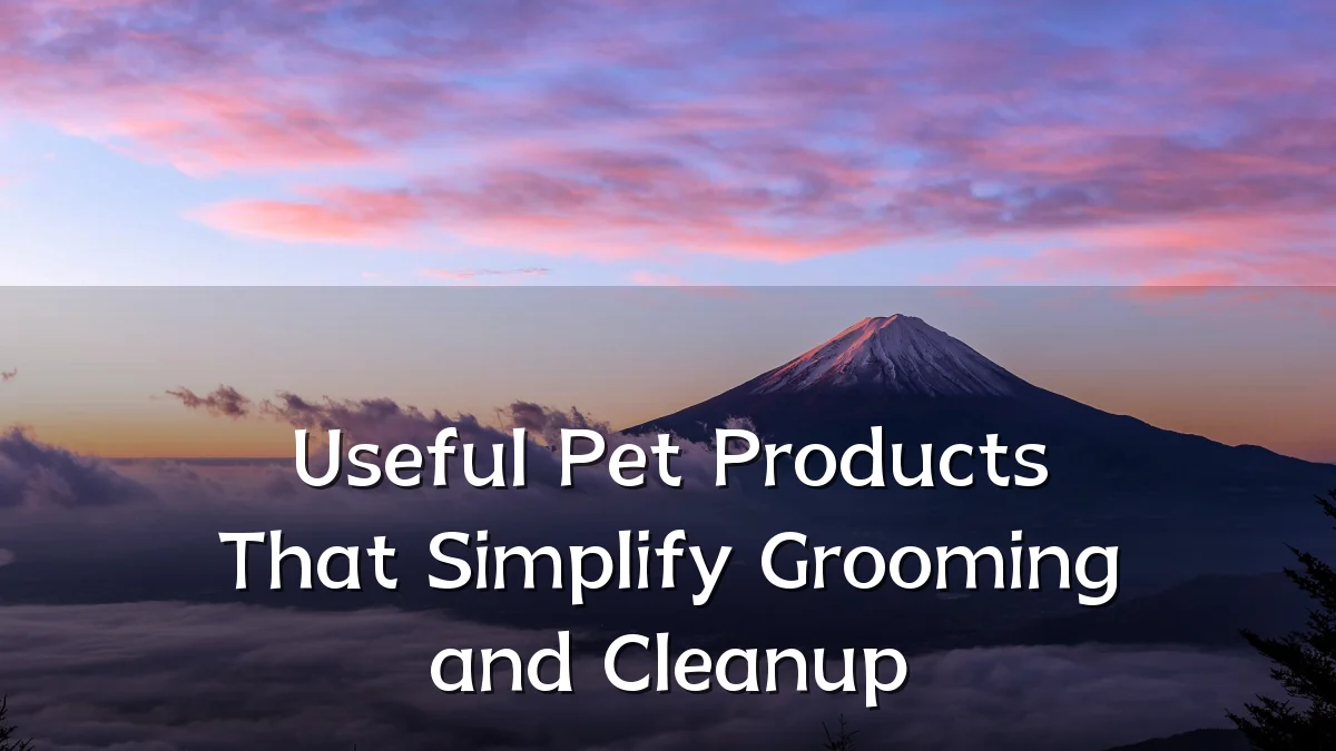 Useful Pet Products That Simplify Grooming and Cleanup