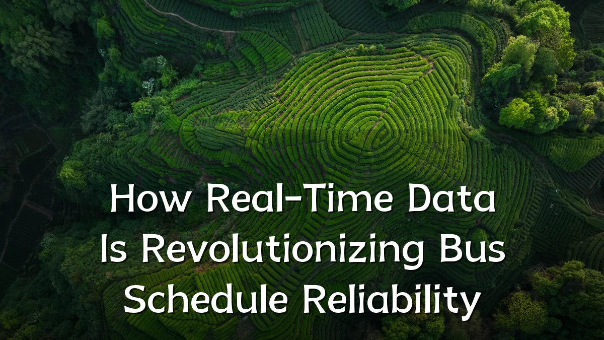 How Real-Time Data Is Revolutionizing Bus Schedule Reliability