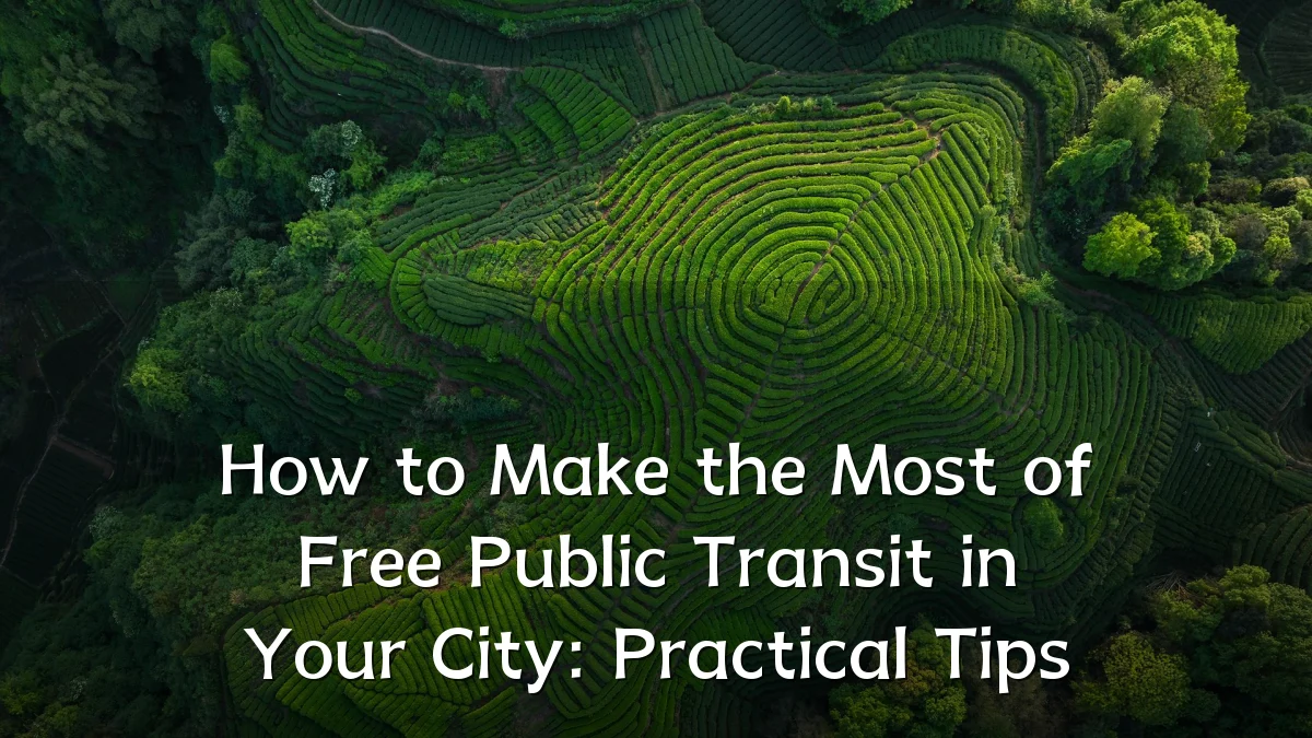 How to Make the Most of Free Public Transit in Your City: Practical Tips